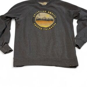Techstyles Copper Colorado Mountain Sweatshirt M Faded Blue